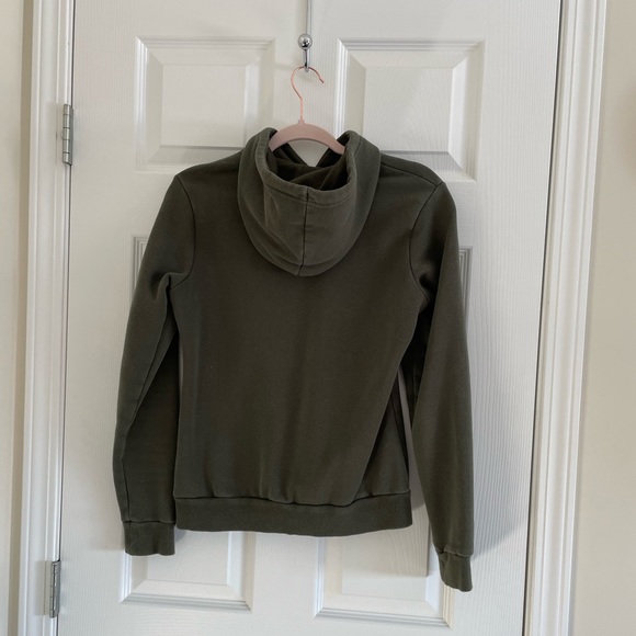 Army Green Puma Hoodie - Women’s - Picture 3 of 3